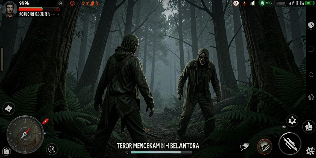 Antarmuka menyeramkan di dalam hutan angker 9N9N.