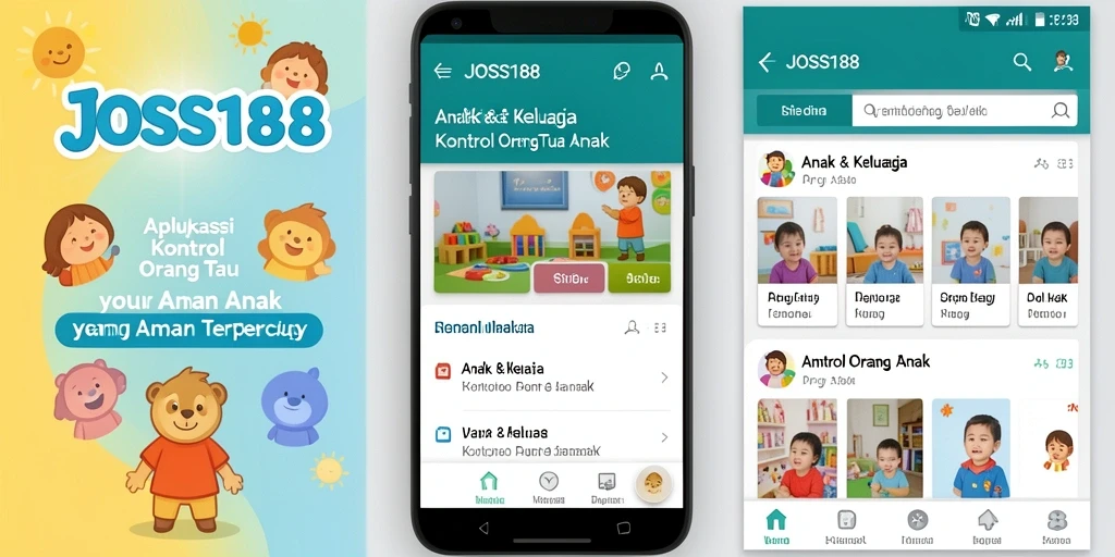 Tampilan antarmuka JOSS188 yang ramah pengguna untuk kontrol orang tua.