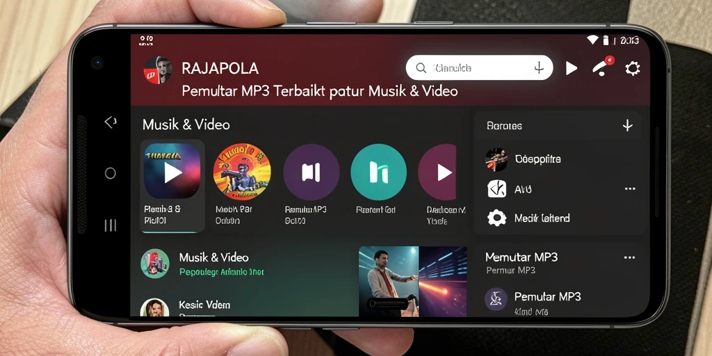Tampilan antarmuka RAJAPOLA yang sederhana dan user-friendly.