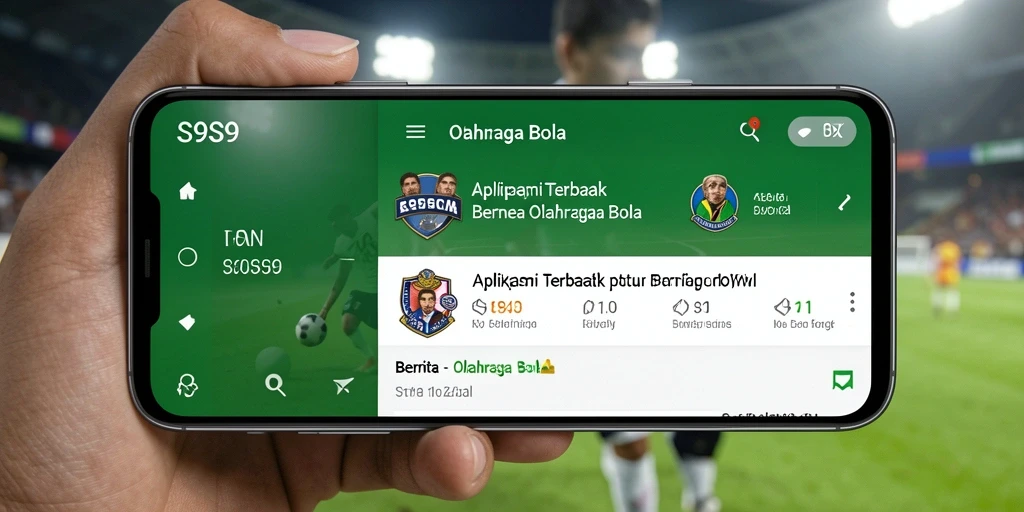Antarmuka S9S9 yang informatif dan mudah diakses.